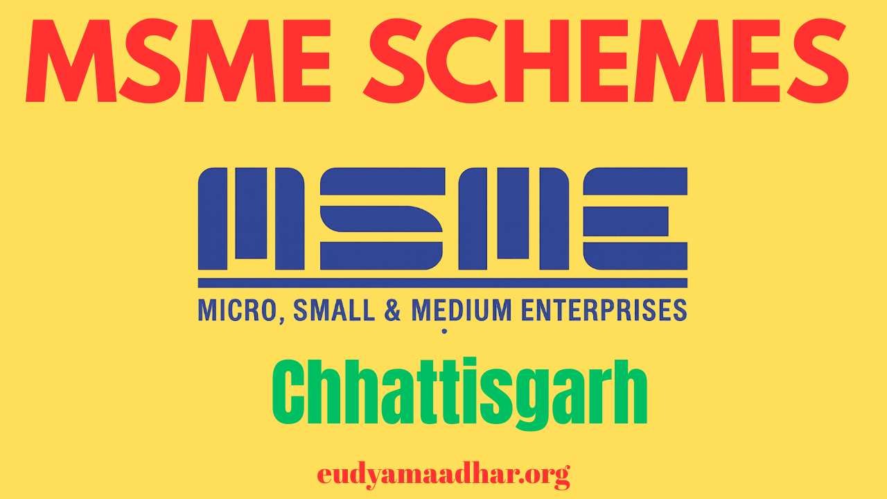 MSME Schemes in Chhattisgarh