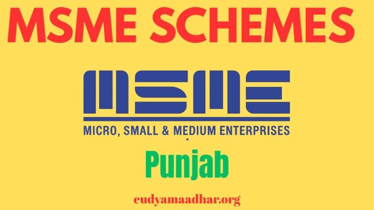 MSME Schemes in Punjab